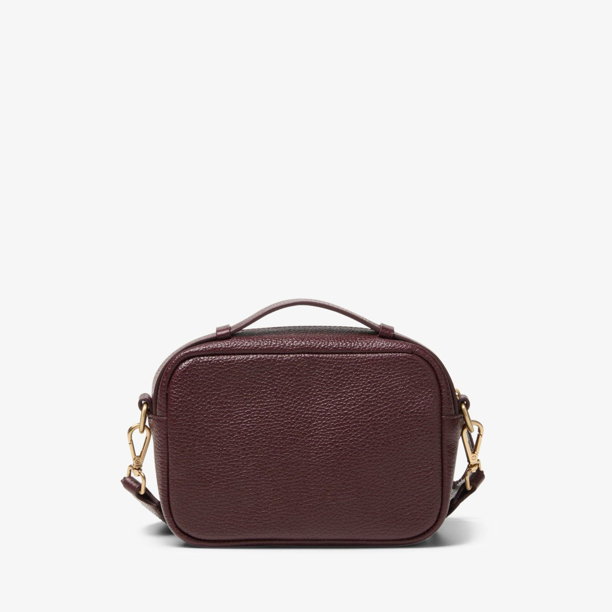 Clarks Women Camera Cross Burgundy Leather