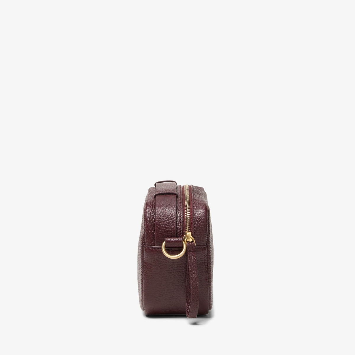 Clarks Women Camera Cross Burgundy Leather