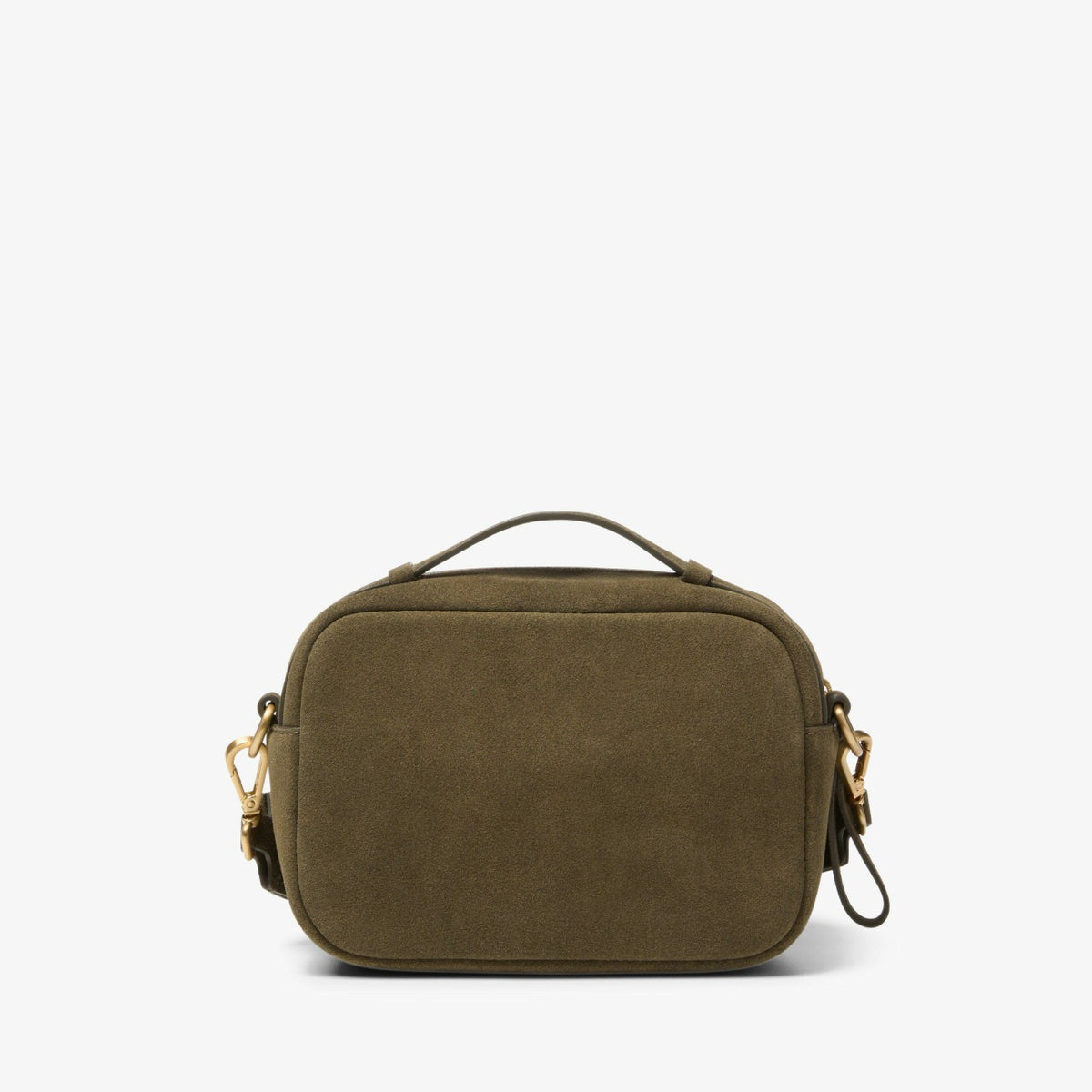 Clarks Women Camera Cross Olive Suede