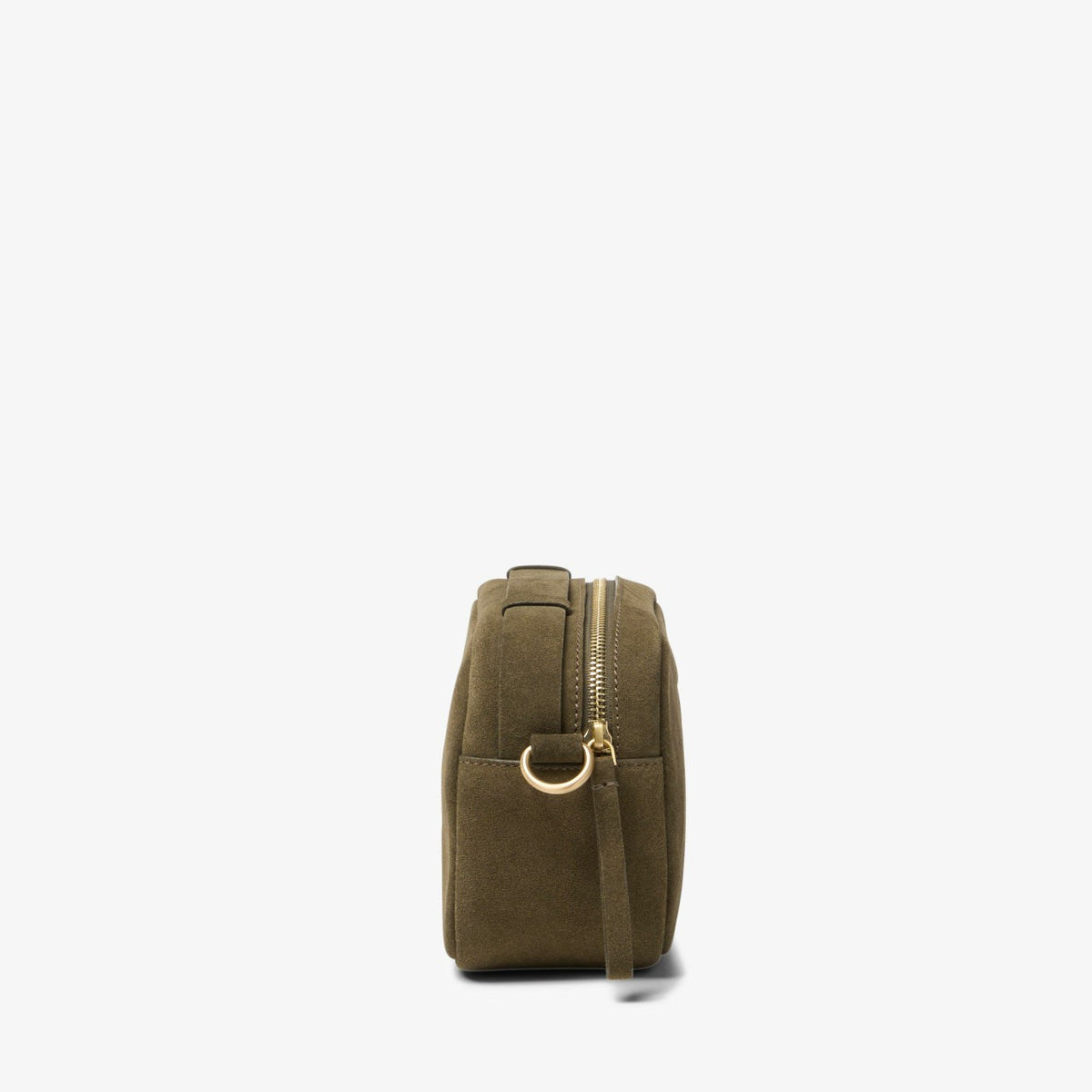 Clarks Women Camera Cross Olive Suede