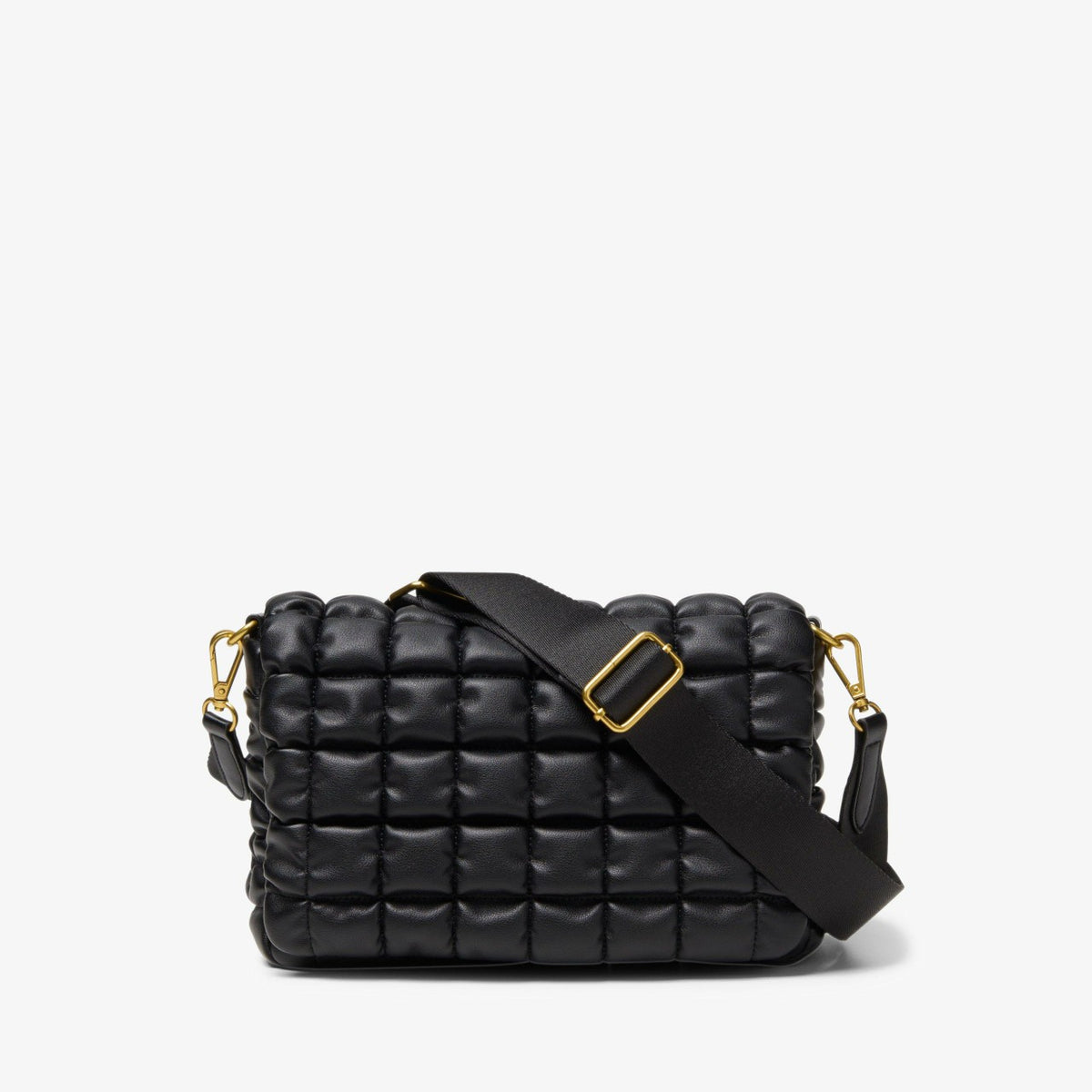 Clarks Women Quilted Cross Black