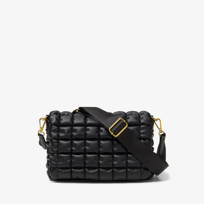 Clarks Women Quilted Cross Black