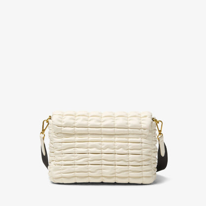 Clarks Women Quilted Cross Cream