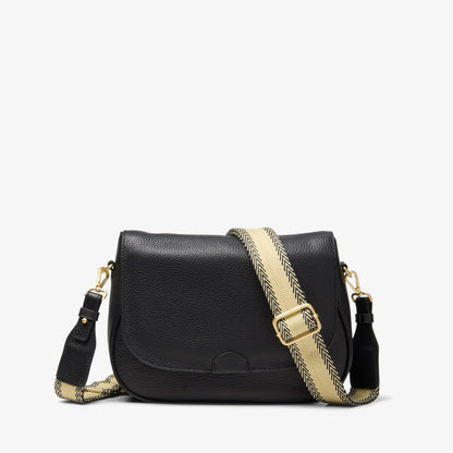 Clarks Women Utility Saddle Black Leather