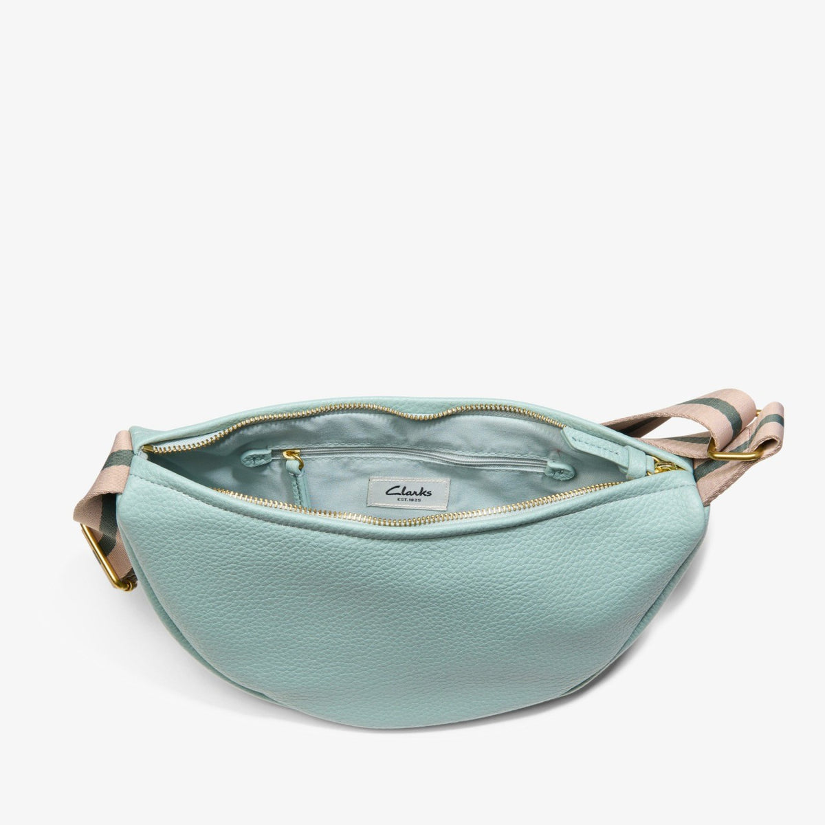 Clarks Women Crescent Sling Aqua Combination