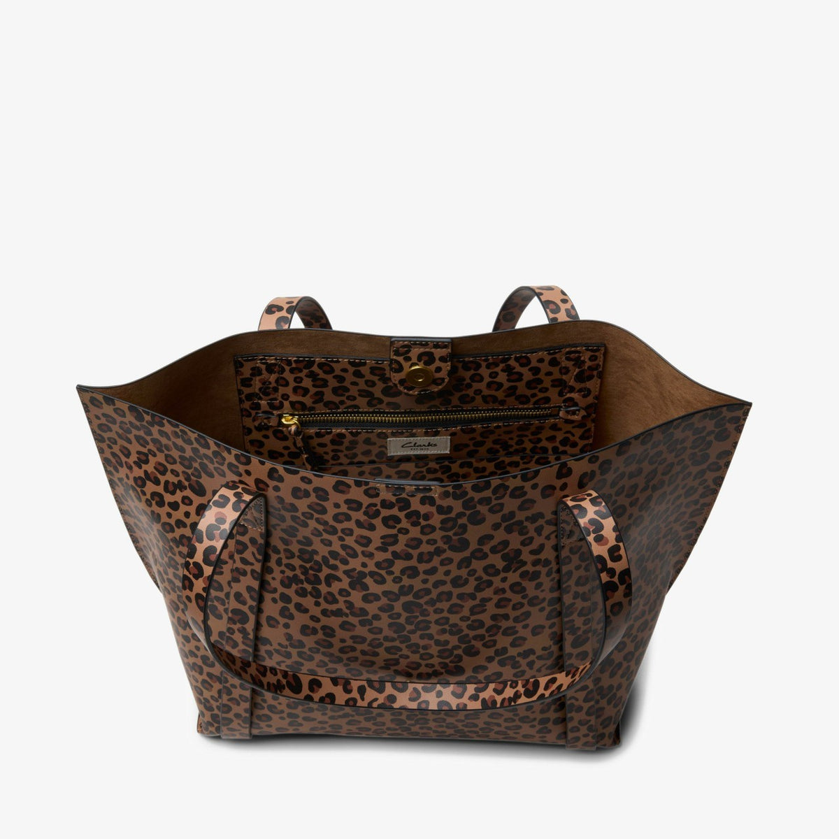 Clarks Women Workwear Tote Leopard Print