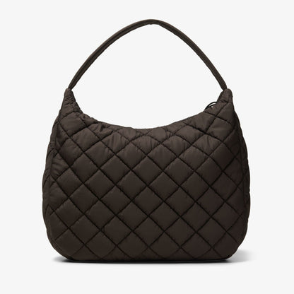 Clarks Women Quilted Tote Dark Brown