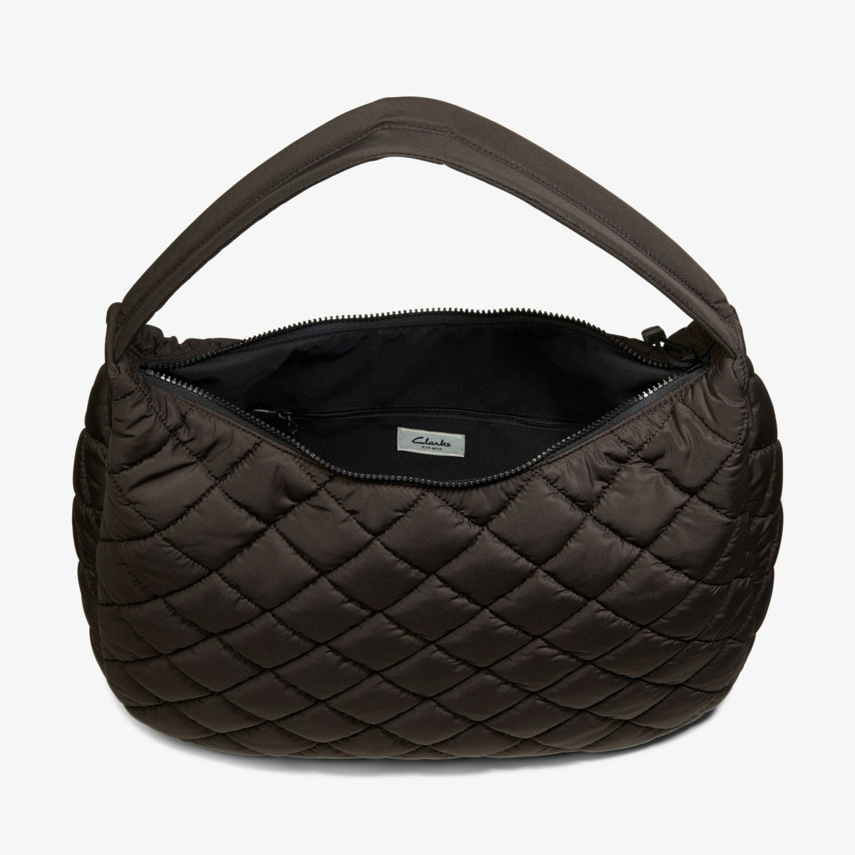 Clarks Women Quilted Tote Dark Brown