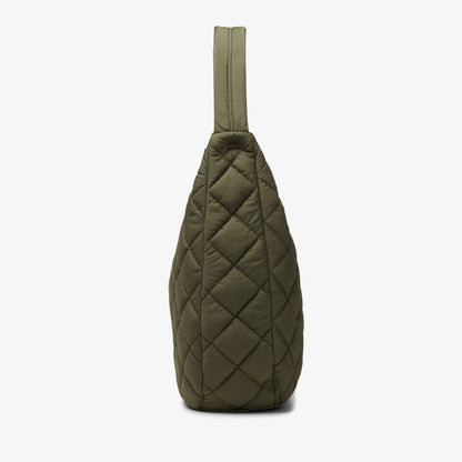 Clarks Women Quilted Tote Olive