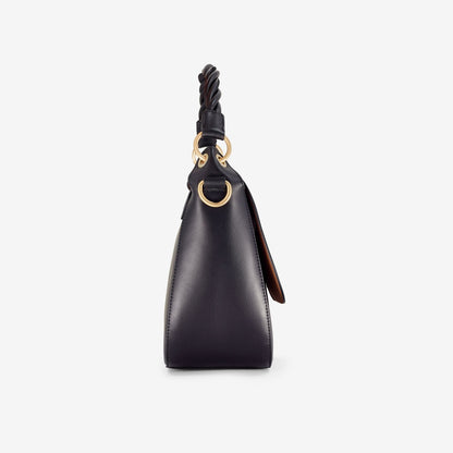 Clarks Women Twist Midi Black Leather