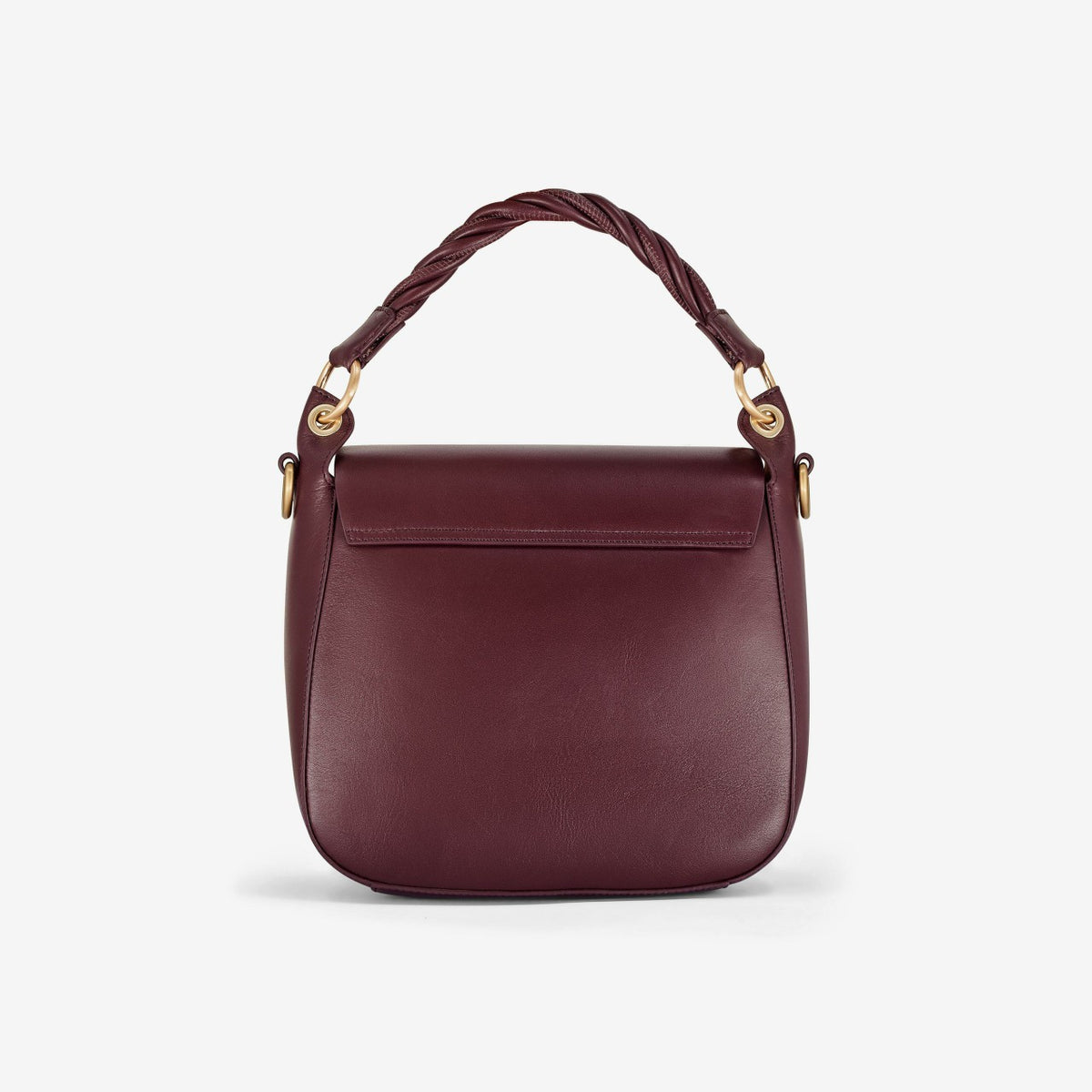 Clarks Women Twist Midi Burgundy Leather