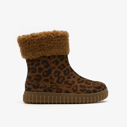 Clarks Kids Cove Snug Toddler Leopard Print