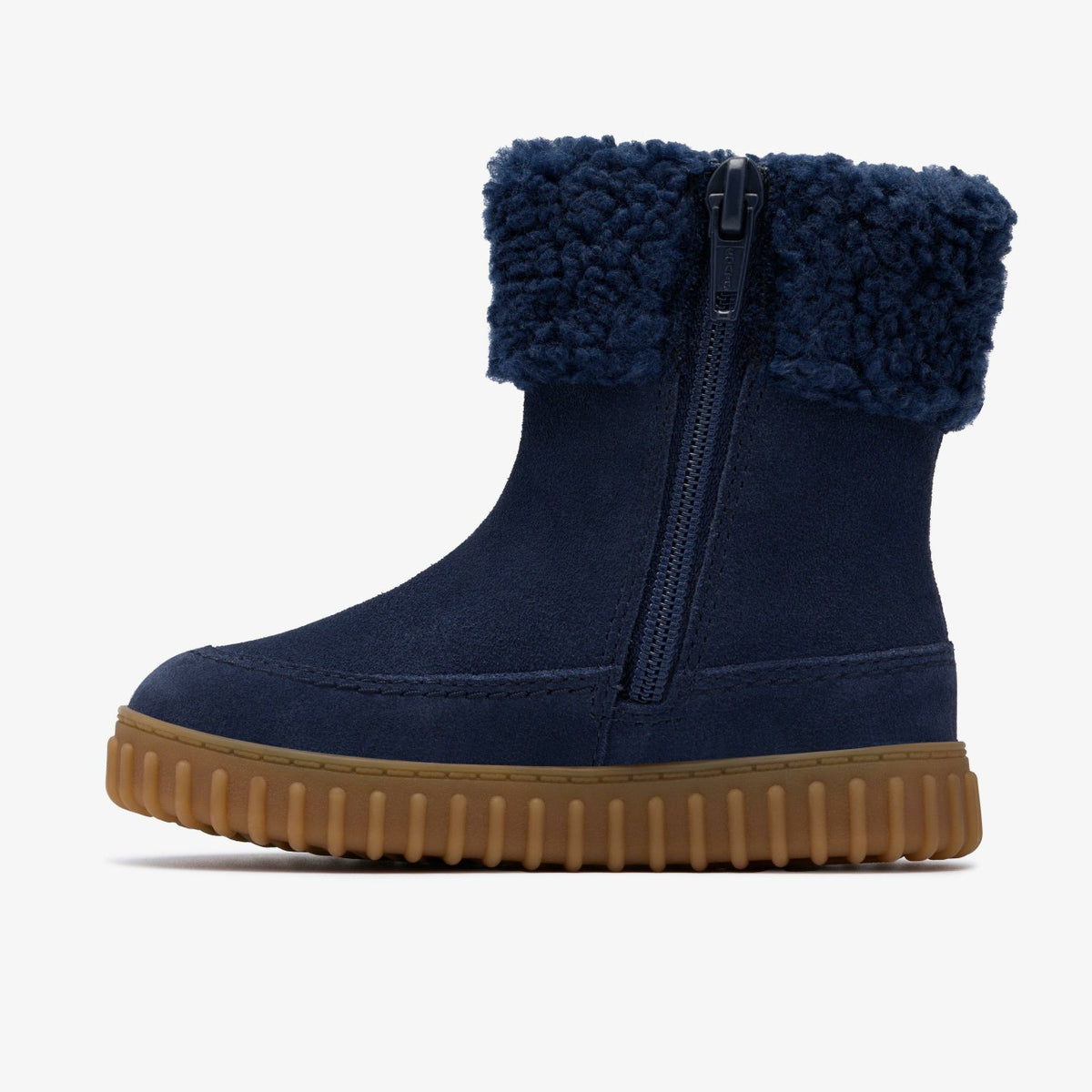 Clarks Kids Cove Snug Toddler Navy Suede