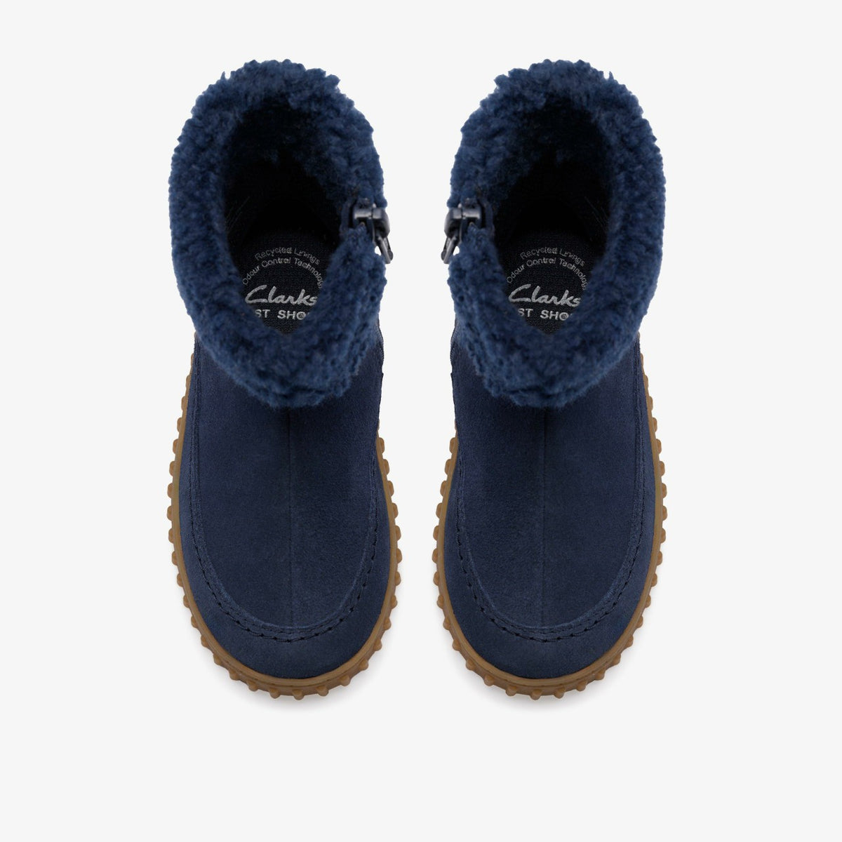 Clarks Kids Cove Snug Toddler Navy Suede