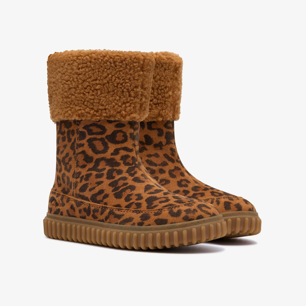 Clarks Kids Cove Snug Kid Leopard Print
