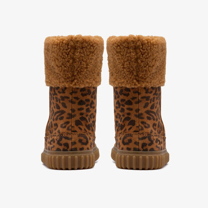 Clarks Kids Cove Snug Kid Leopard Print