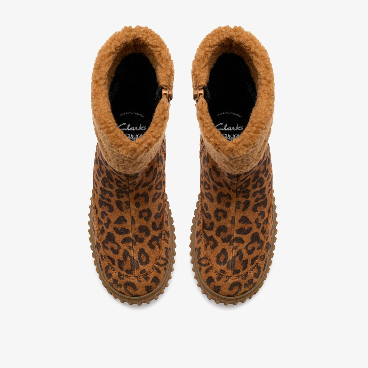 Clarks Kids Cove Snug Kid Leopard Print