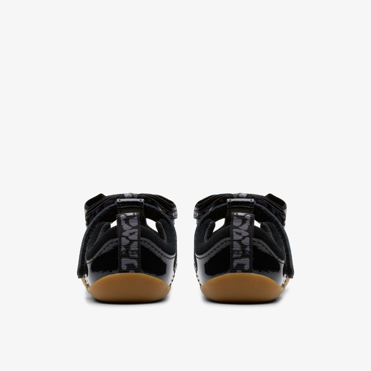 Clarks Kids Roamer Trim Toddler Black Patent