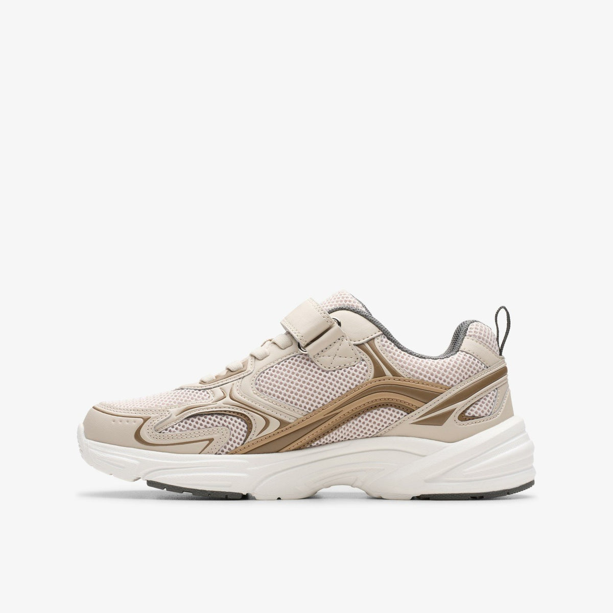 Clarks Kids Crafton Move Kid Beige Combination