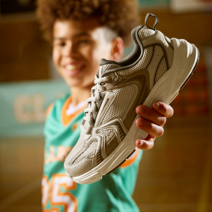 Clarks Kids Crafton Move Youth Beige Combination