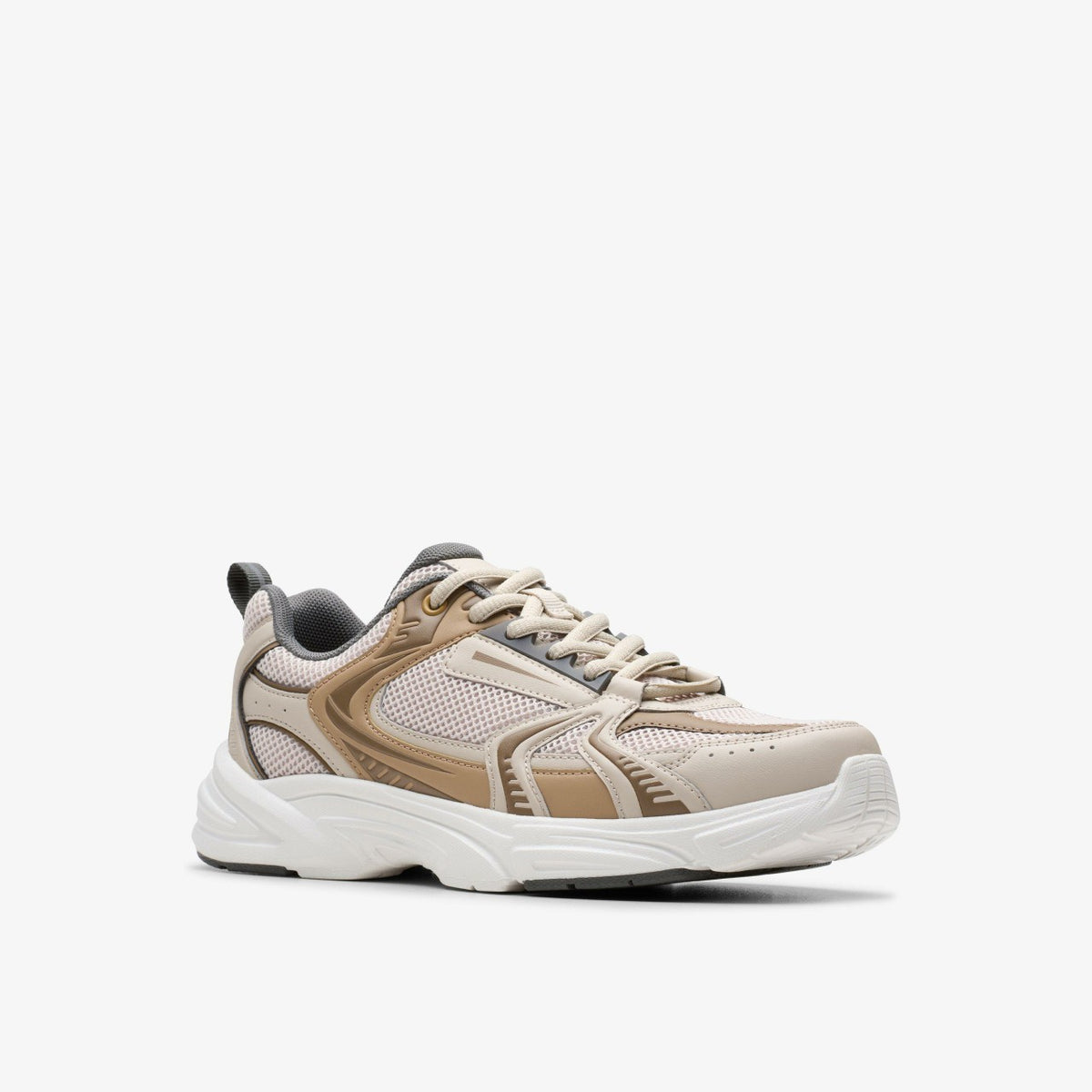 Clarks Kids Crafton Move Youth Beige Combination