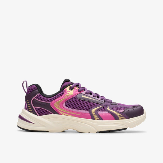 Clarks Kids Crafton Move Youth Purple Combination