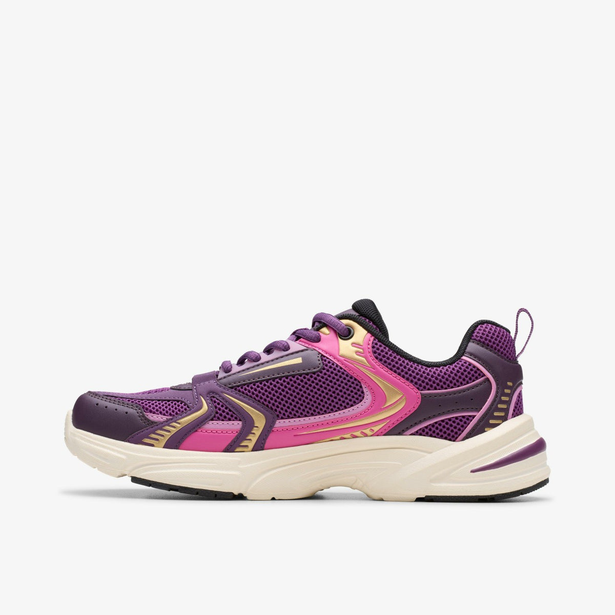 Clarks Kids Crafton Move Youth Purple Combination