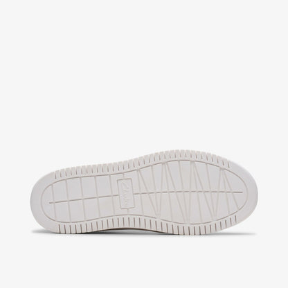 Clarks Kids Barley Step Youth White/White
