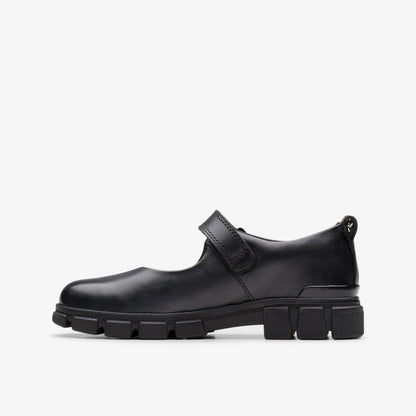 Clarks Kids Evyn Pure Kid Black Leather