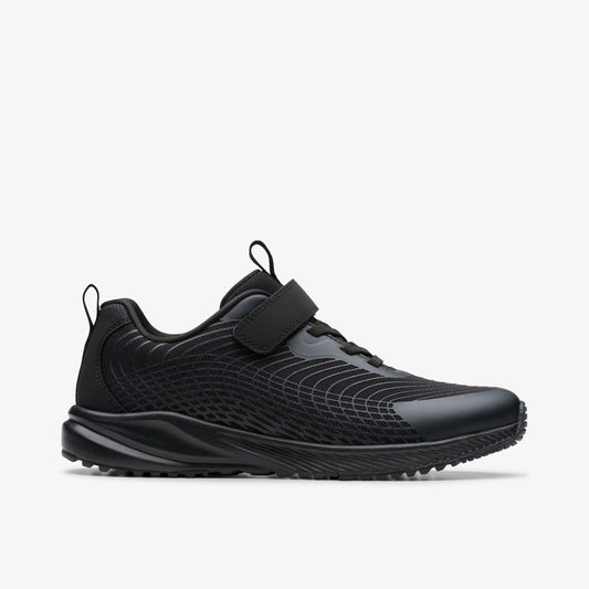 Clarks Kids Deyes Dash Youth Black/Black