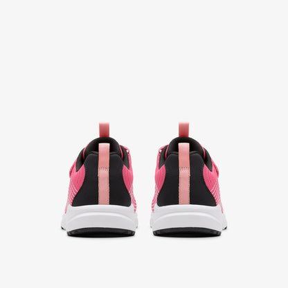 Clarks Kids Deyes Dash Youth Pink Synthetic