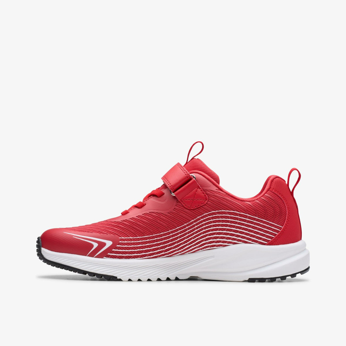 Clarks Kids Deyes Dash Youth Red Synthetic
