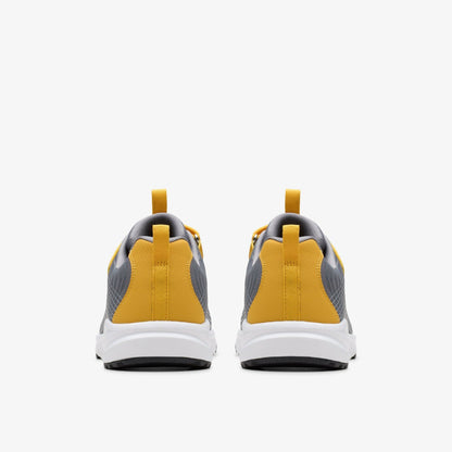Clarks Kids Deyes Dash Youth Grey Synthetic
