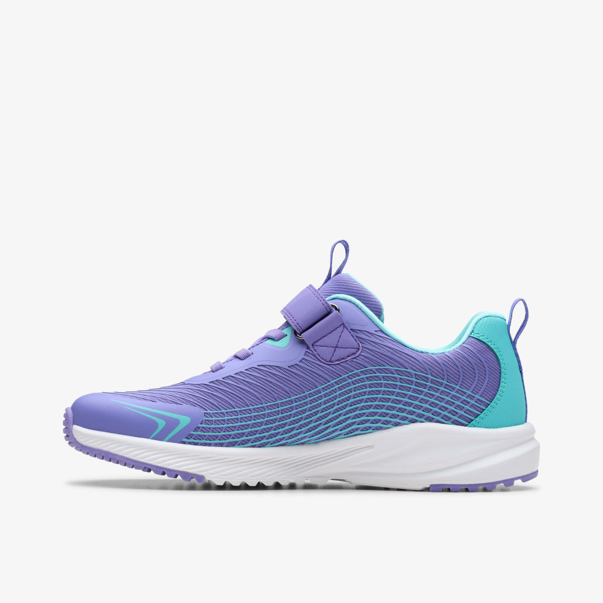 Clarks Kids Deyes Dash Youth Purple Synthetic