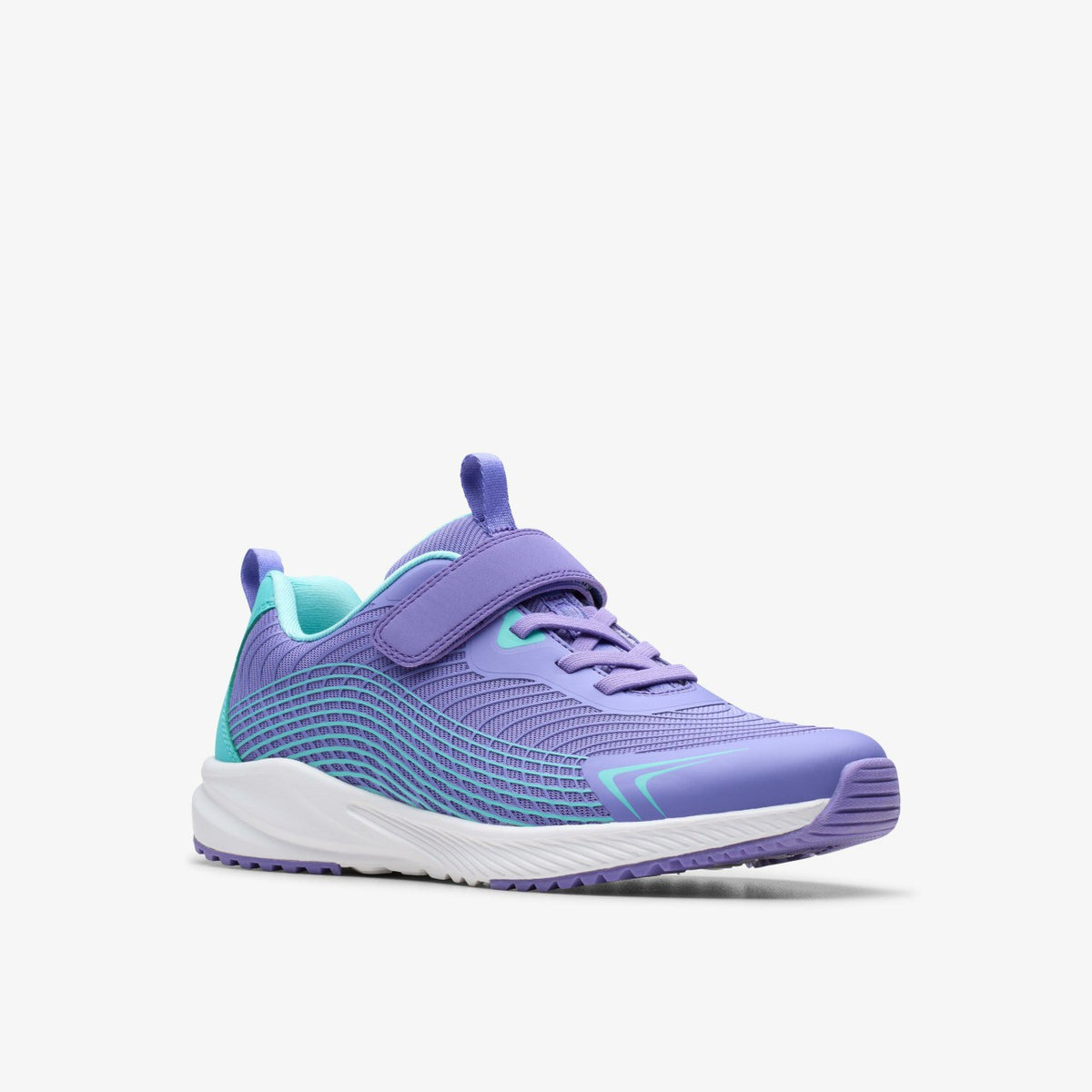 Clarks Kids Deyes Dash Youth Purple Synthetic