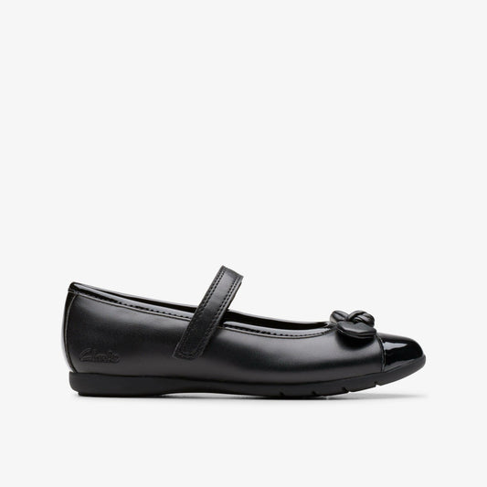 Clarks Kids Dance Beam Kid Black