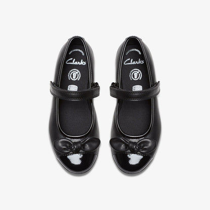 Clarks Kids Dance Beam Kid Black