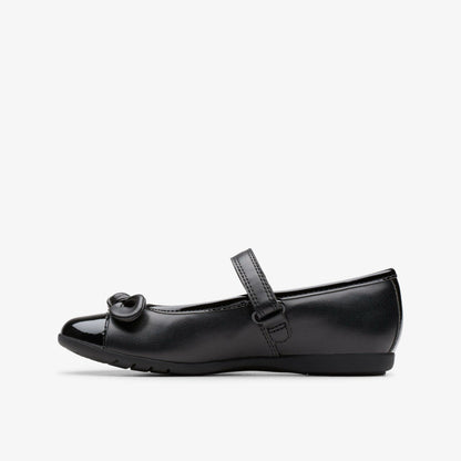 Clarks Kids Dance Beam Kid Black
