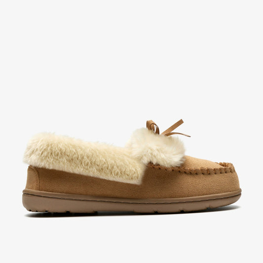 Clarks Women Leno Cosy Tan