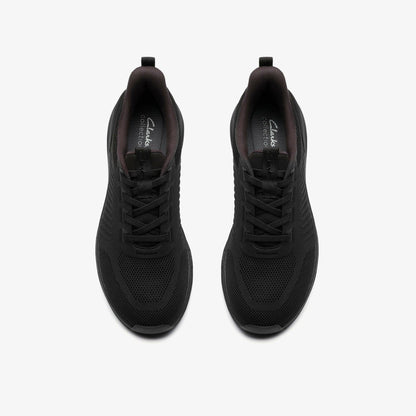 Clarks Men Motion Trek LT Black Knit