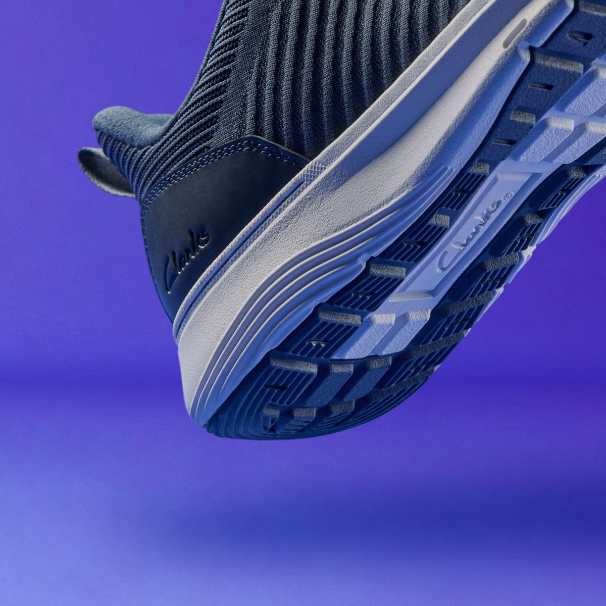 Clarks Men Motion Trek LT Navy Knit