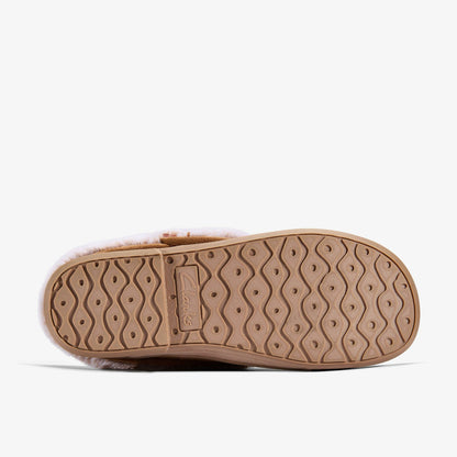 Clarks Women Evelyn Mule Tan