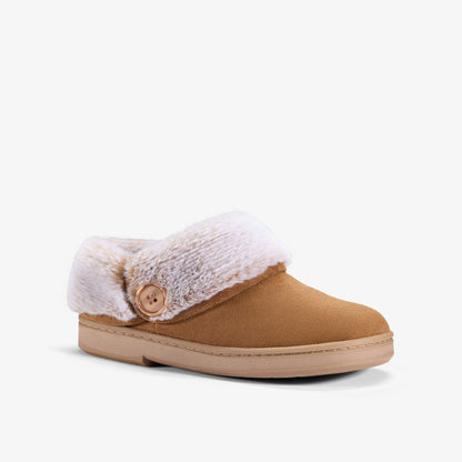 Clarks Women Evelyn Mule Tan