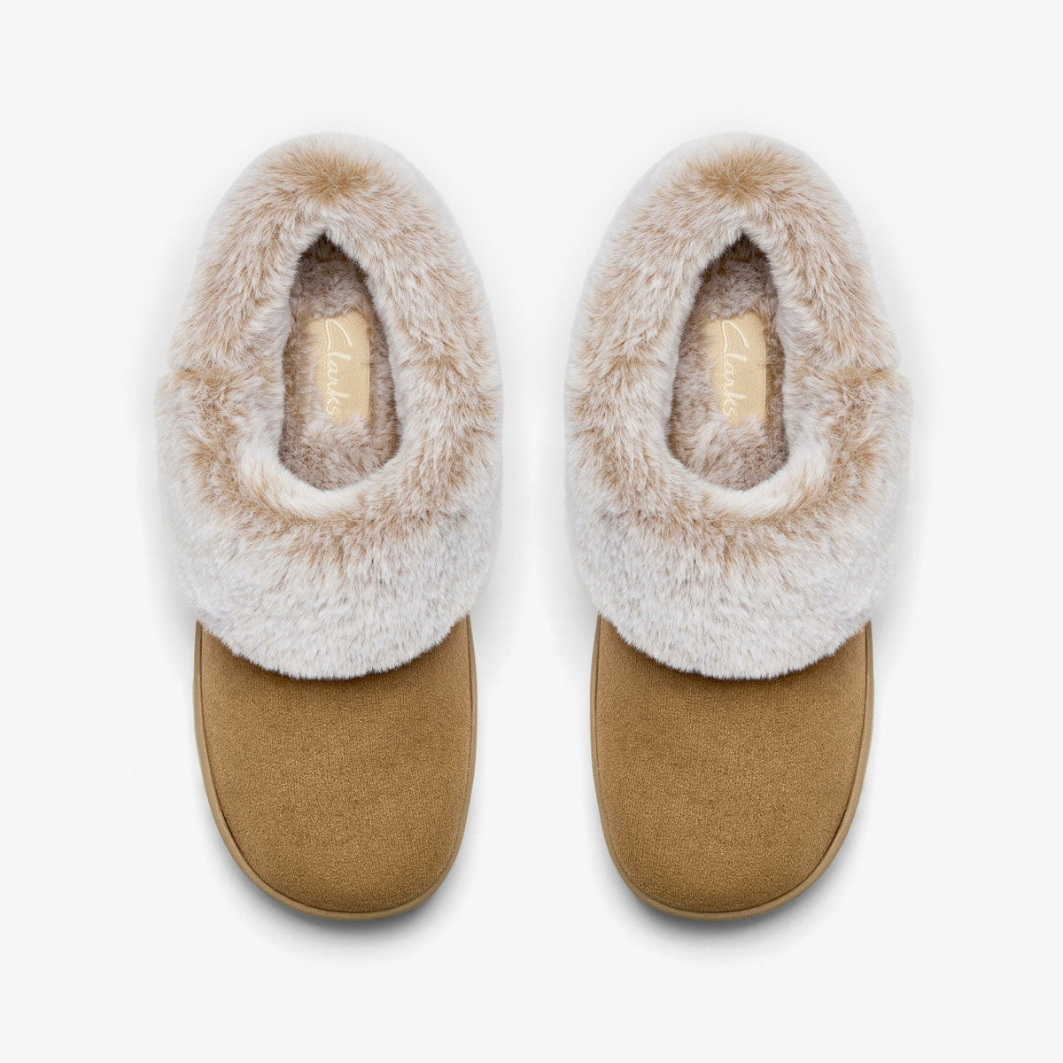 Clarks Women Evelyn Mule Tan