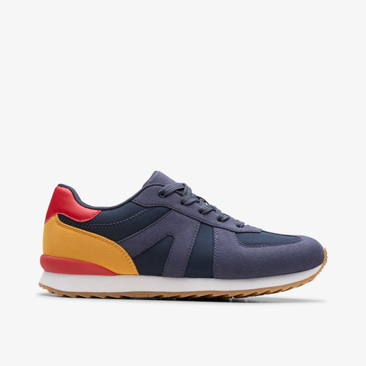 Clarks Kids Jaspen Vibe Youth Navy