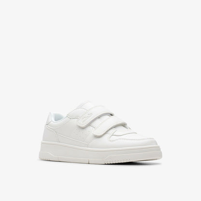 Clarks Kids Canyon Sky Kid White/White