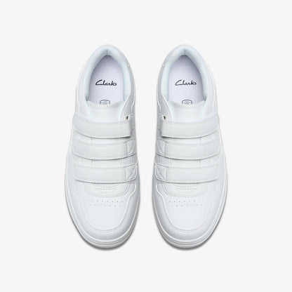Clarks Kids Canyon Sky Youth White/White