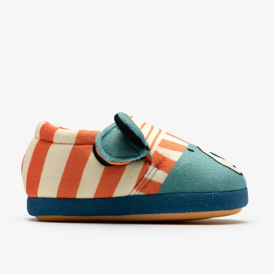Clarks Kids Fluffy Snug Toddler Orange Combination