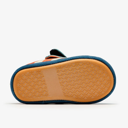 Clarks Kids Fluffy Snug Toddler Orange Combination