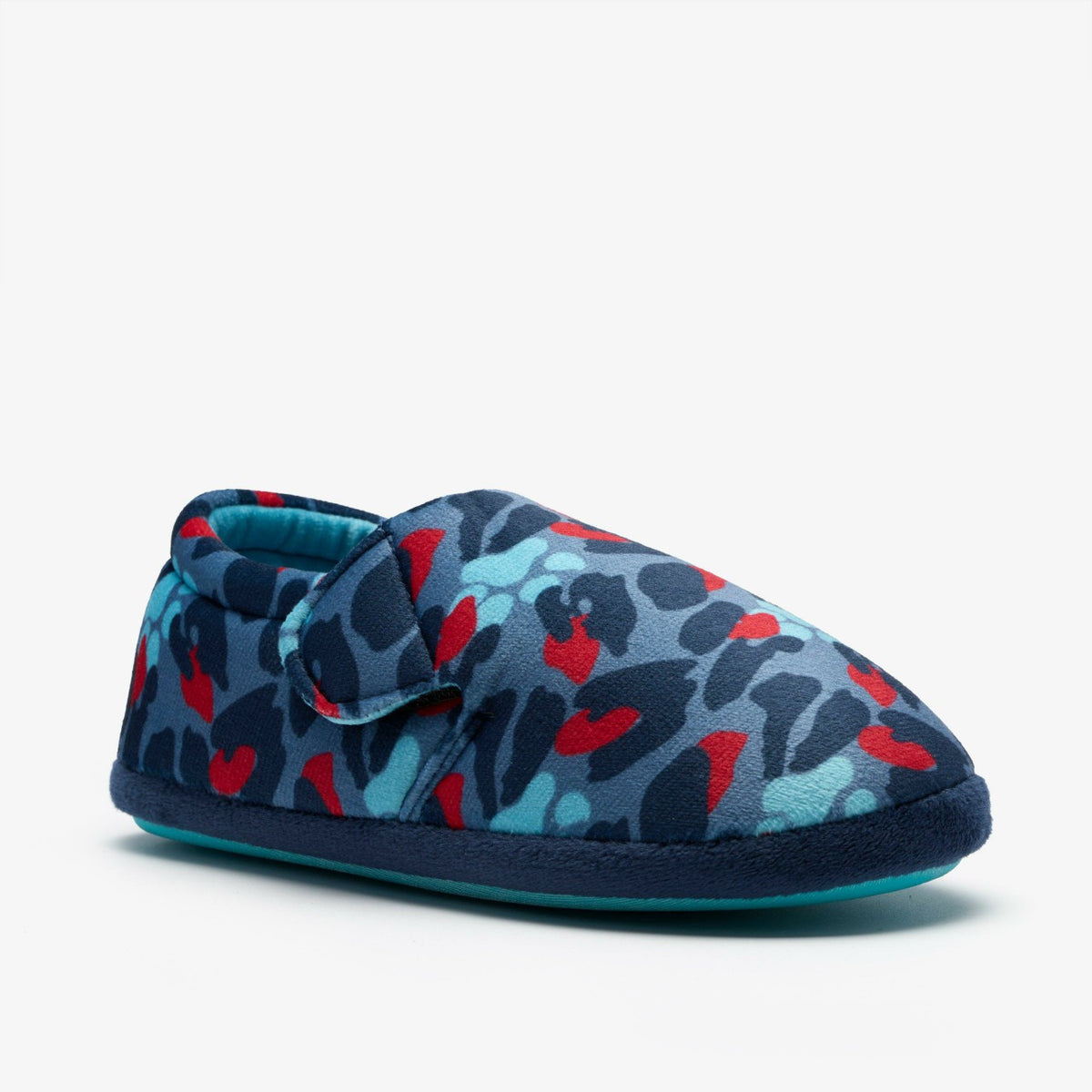 Clarks Kids Fluffy Snug Kid Blue Camo Combination